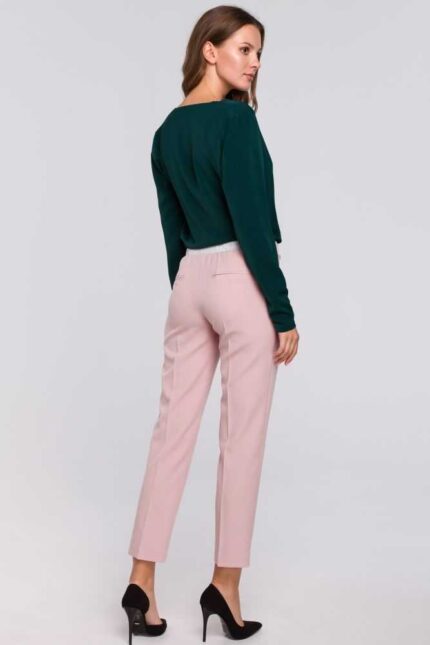 Business Hose im Chino Stil Puder