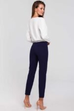 Dunkelblaue Business Hose im Chino Stil