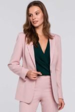 Taillierter Ein-Knopf Kurzblazer