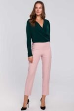 Business Bluse in Wickeloptik von Makover