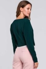 Business Bluse in Wickeloptik von Makover