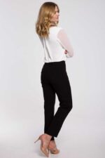 Elegante schwarze Slim Hose