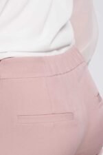 Elegante Slim Hose in Crepepink