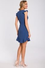 Blaues Chices Sommerkleid