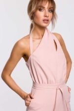 Overall mit asymmetrischem Ausschnitt Rosé