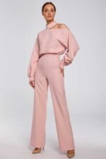 Extravaganter Overall voll Raffinesse Puder