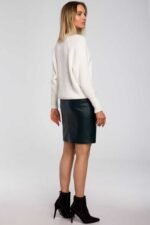 Kuscheliger Grobstrickpullover in ecru