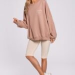 Knielange Leggings Vanille