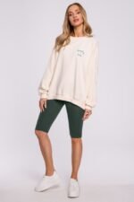 Grüne knielange Leggings