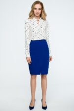 Klassischer blauer Businessrock Gr. S