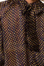 Elegante Damenbluse mit Bindeelement – Bild 3