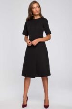 Schwarzes klassisches Businesskleid