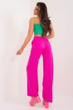 Pinke Damen-Stoffhose - Bequem & Verschlusslos