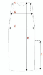 Größen Maxikleid mit Schulterpolstern