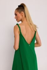 Grünes chices A-Linien Maxikleid für den perfekten Sommerlook