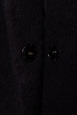 Schwarze Oversized Teddy Style Jacke