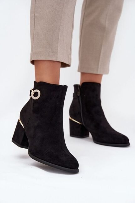 Schwarze Stiefeletten Damen