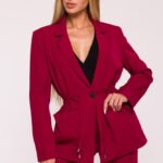 Roter Damenblazer
