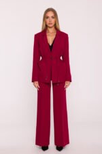Roter Damenblazer - elegante Tiefe trifft moderne Linie – Bild 3