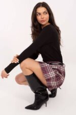 Rippenshirt Damem Schwarz - Zeitlose Klasse