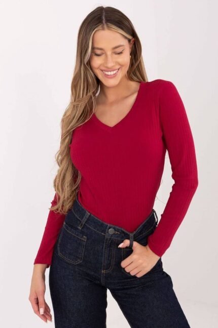 Rotes Rippenshirt Damen - für Frauen mit Stil und Präsenz