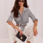 Sommerhose Damen Ecru