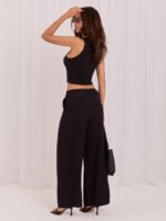 Viskosehose Damen mit weitem Bein