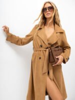 Camel Trenchcoat Übergangsmantel Damen