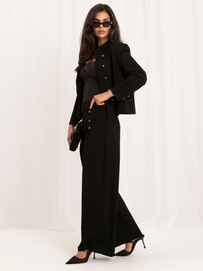 Palazzo-Hose mit Kurzjacke