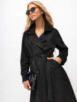 Trenchcoat Damen schwarz